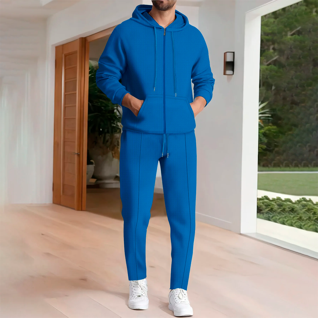 Conjunto Deportivo de Invierno LuxWaffle™ – Estilo, Calidez y Comodidad