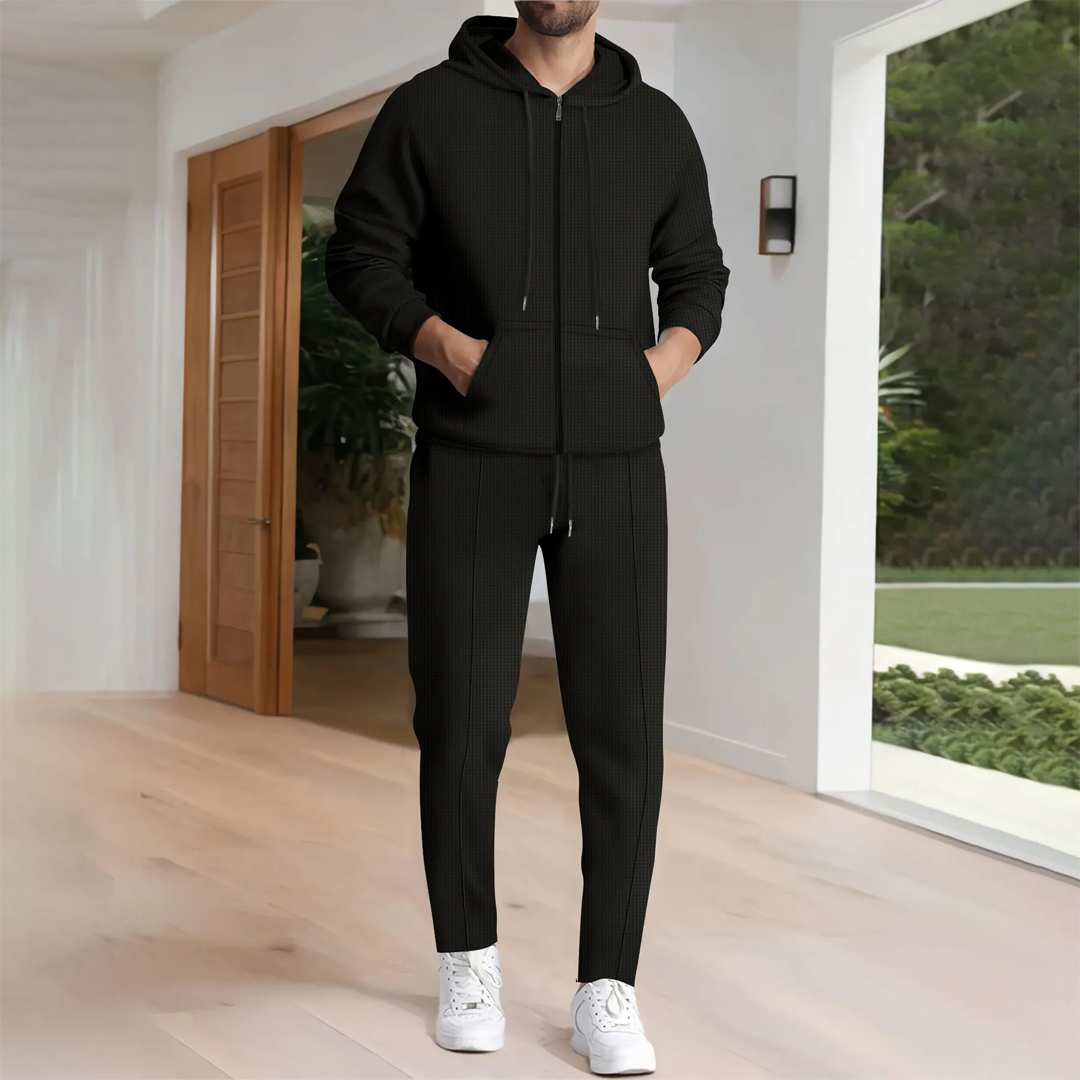 Conjunto Deportivo de Invierno LuxWaffle™ – Estilo, Calidez y Comodidad