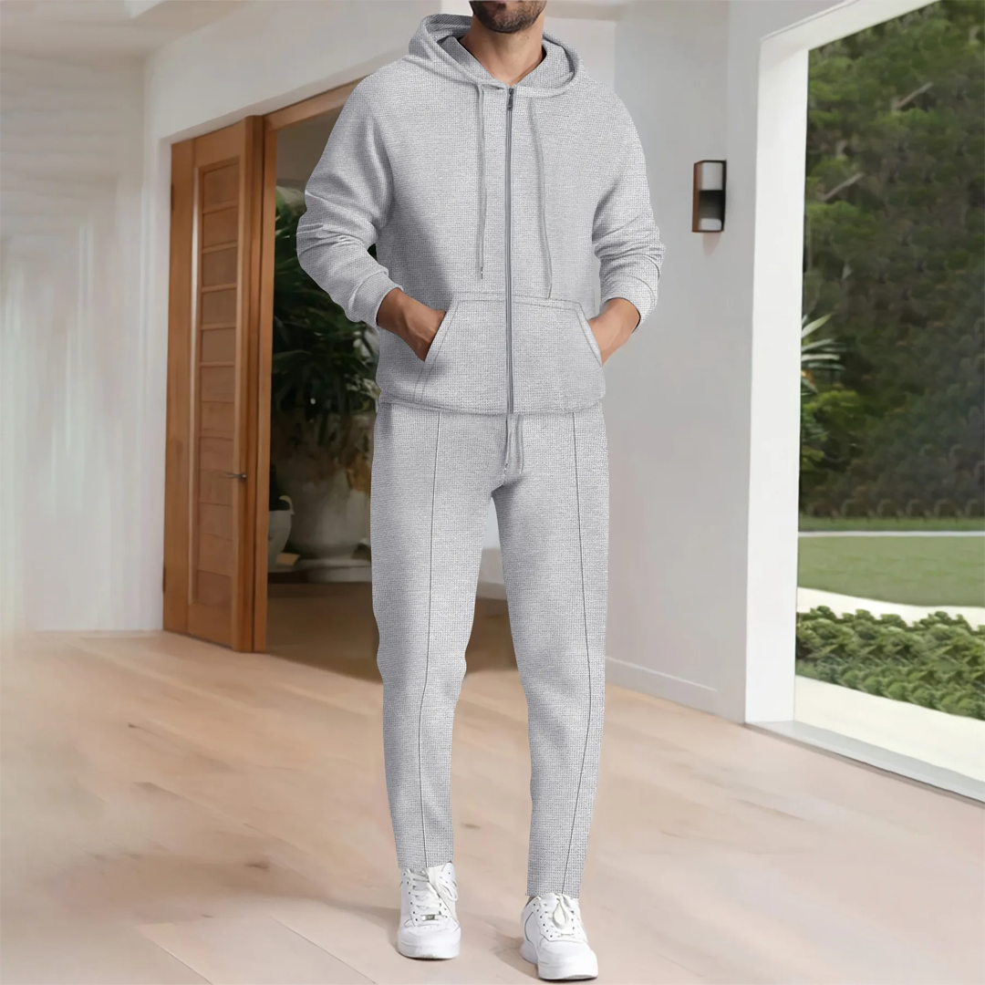 Conjunto Deportivo de Invierno LuxWaffle™ – Estilo, Calidez y Comodidad