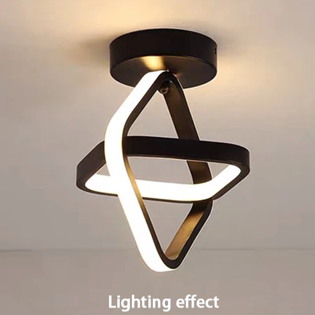 Lámpara de Techo LED Moderna de 2 Anillos