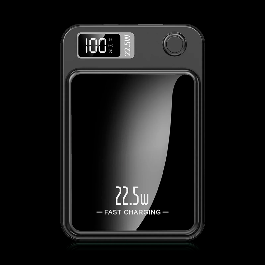 Power Bank Magnético 5000mAh – Carga Rápida 22,5W con Cable Tipo-C