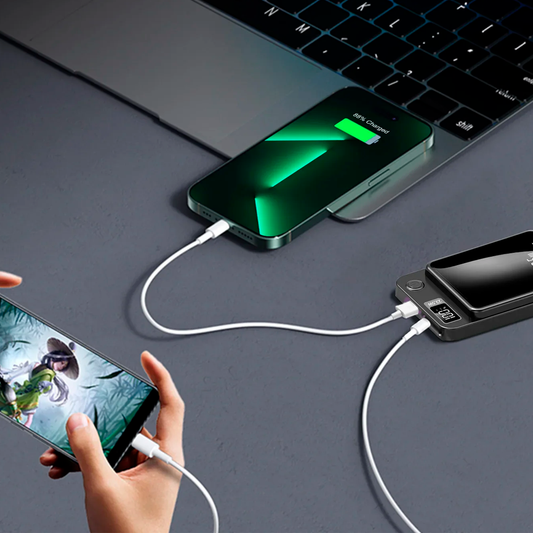 Power Bank Magnético 5000mAh – Carga Rápida 22,5W con Cable Tipo-C