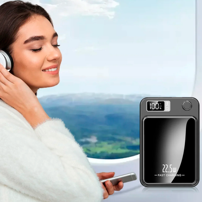 Power Bank Magnético 5000mAh – Carga Rápida 22,5W con Cable Tipo-C