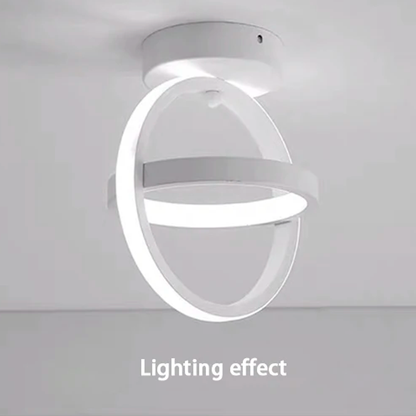 Lámpara de Techo LED Moderna de 2 Anillos