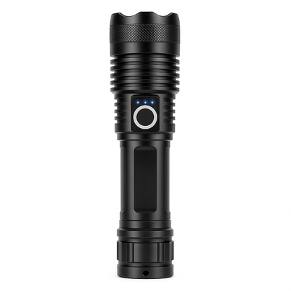 Linterna Táctica LED Recargable – Potencia, Resistencia y Versatilidad en un Solo Dispositivo