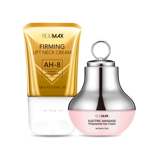 RejuMax – Combo Rejuvenecedor para Cuello y Ojos Que Aporta Firmeza y Suaviza Líneas, Devolviendo Juventud a la Piel